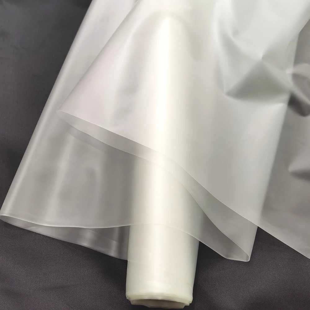 Cloudy Surface TPU 54'' Wide By Meter Designer Trench Regenmantel Tasche Tischdecke Kunsthandwerk Material Wasserdicht