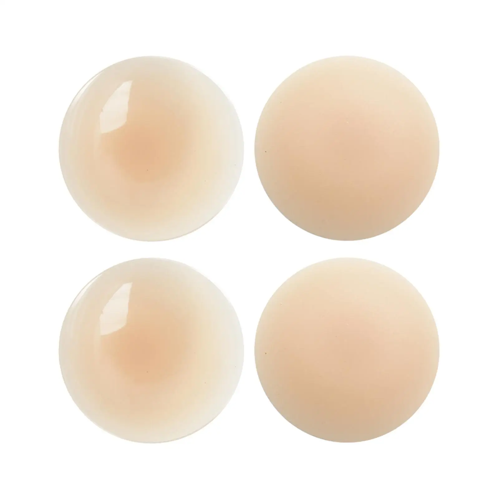 

Silicone Nipple Covers Sticky Washable Sweatproof Round Invisible Breast Pasties Petals for Strapless Outfits Dress Women Girls