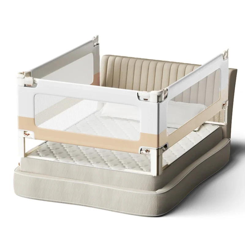 

Baby Safety Bed Side Guard Rail Spring Loaded Safety 1.2 Foldable Bed Rail