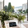 Digital Clock Large Display LED Electric Alarm Clock Mirrored Alarm USB Ports Modern Decorations for Car Decorations 4
