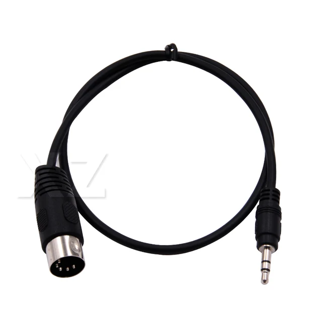 High Quality 3.5mm Male Stereo Jack To Din 5 Pin Din MIDI Male Plug Audio Extension Cord Cable 0.5/1.5/3M For Microphone Adapter