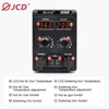 JCD 750W Soldering Station 2 IN 1 Hot Air Gun LCD Dual Digital Display Electric Soldering Iron SMD Welding Rework Station 8586D 3
