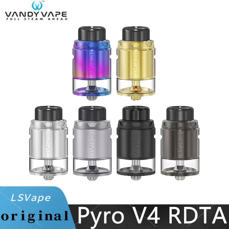 Tanio Oryginalny Vandy Vape Pyro V4 RDTA zbiornik 5ml górny