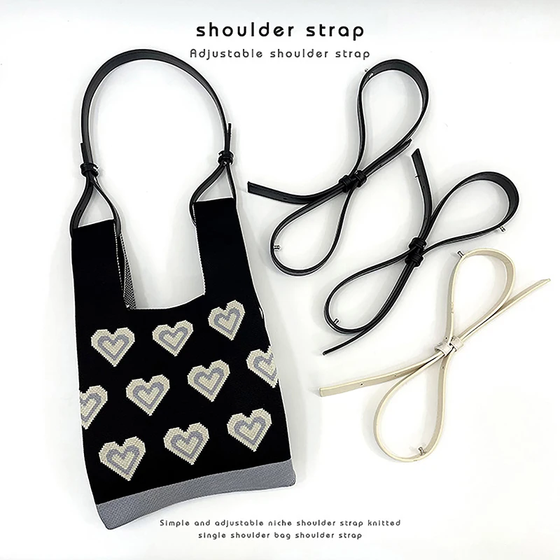 

Adjustable PU Leather Bag Straps For Knitted Bag Shopping Bag Extended Belt DIY Shoulder Straps Handbag Belts Bag Accessories