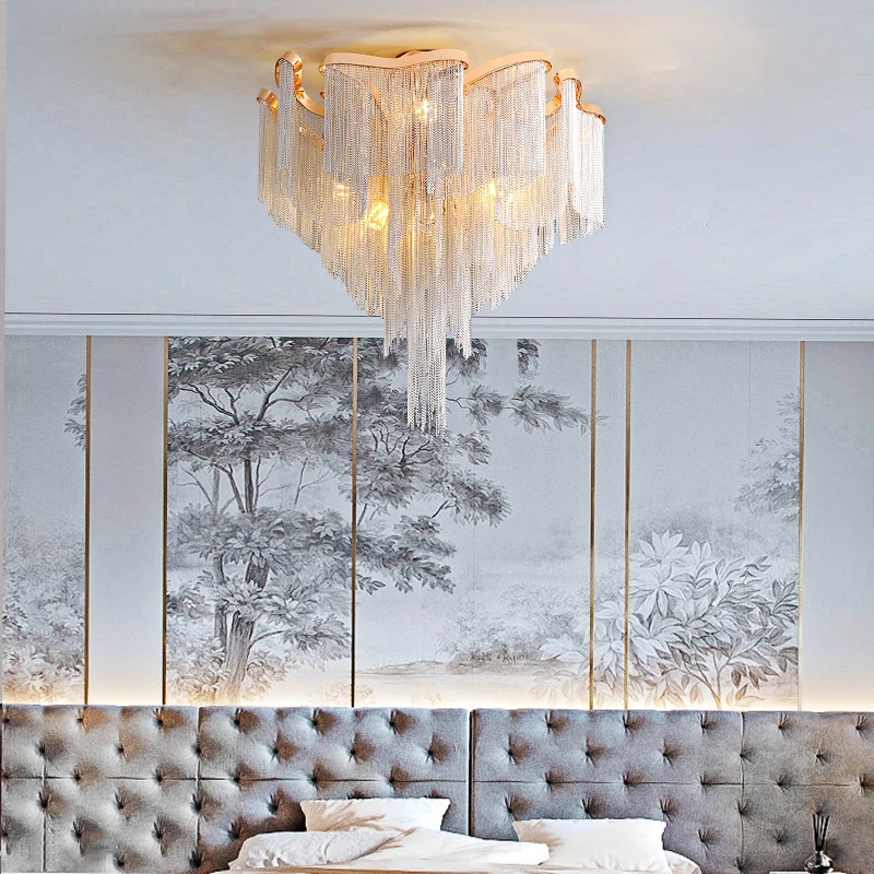 Suspension Plafond LED Moderne En Cristal - 3 Couleurs (Chaud/Neutre/Blanc) - Câble Réglable 150 Cm - Argenté - 6
