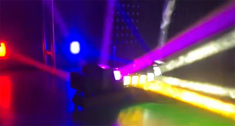 1 piece 12x60w RGBW 4in1 LED Beam Wash Zoom Matrix Stage Moving Head Bar Lights