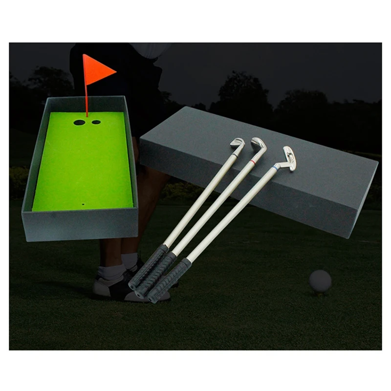 

1 Sets Golf Club Pen Golf Gift Pen Simulation Driving Range Box Pen Writing Supplies Durable