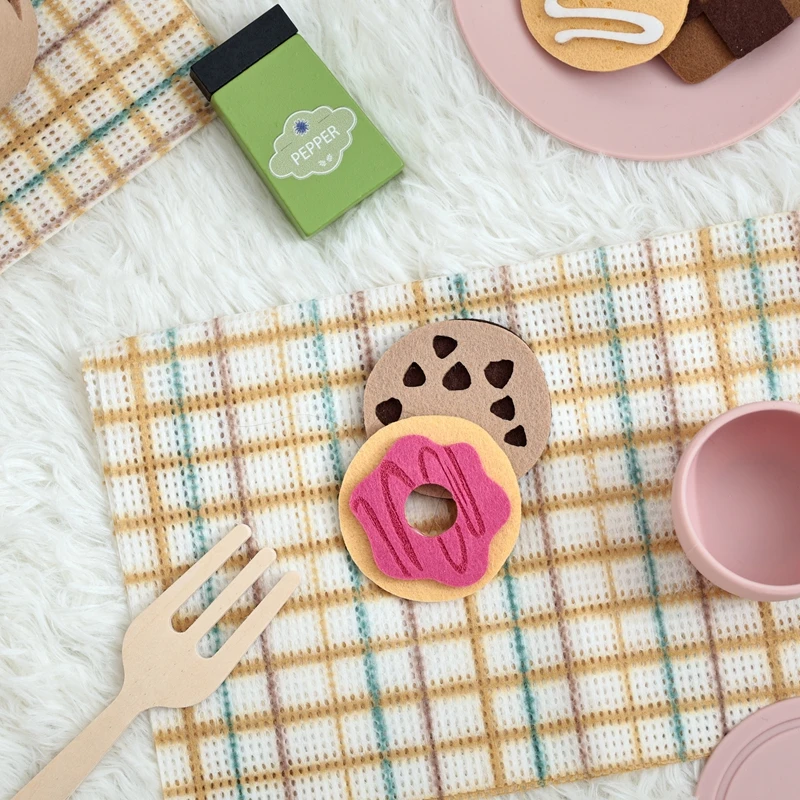 Montessori Nachmittagstee Geschirr Set Kinder Rollenspiel Simulierte Küche Spielzeug Entwickeln Soziale Fähigkeiten Frühe Bildung Spielzeug – Detail 24