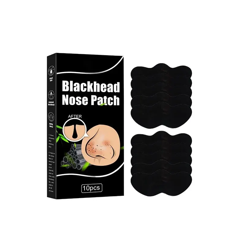 Black Pig Nose Stick Bamboo Charcoal To Remove Blackheads, Remove Acne, Clean Pores, Adsorb Oil And Dirt Nose Film Nose Stick 6