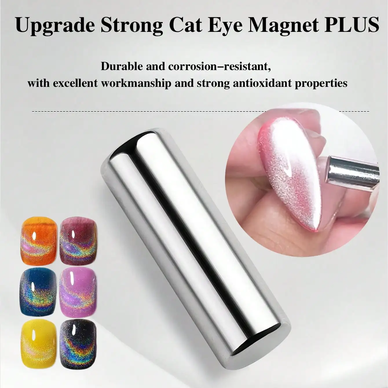 1pc/3pcs Round Nail Art Cat Eye Gel Magnetic Pen For Gel Polish Cat Eye Nails Painting Manicure DIY Tools cat eye nail tool magnetic nail art tools magnetic nail pen magnetic nail tools
