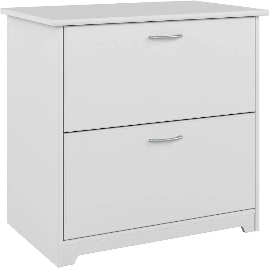 

Bush Furniture Cabot 2 Drawer Lateral File Cabinet | Letter, Legal, and A4-Size Document Storage for Home Office, 32W, White