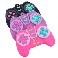 New Baby Chew Teething Game Controller Shape Silicone Teething Toy for Babies 6-12 Months Gifts Sensory Educational 2
