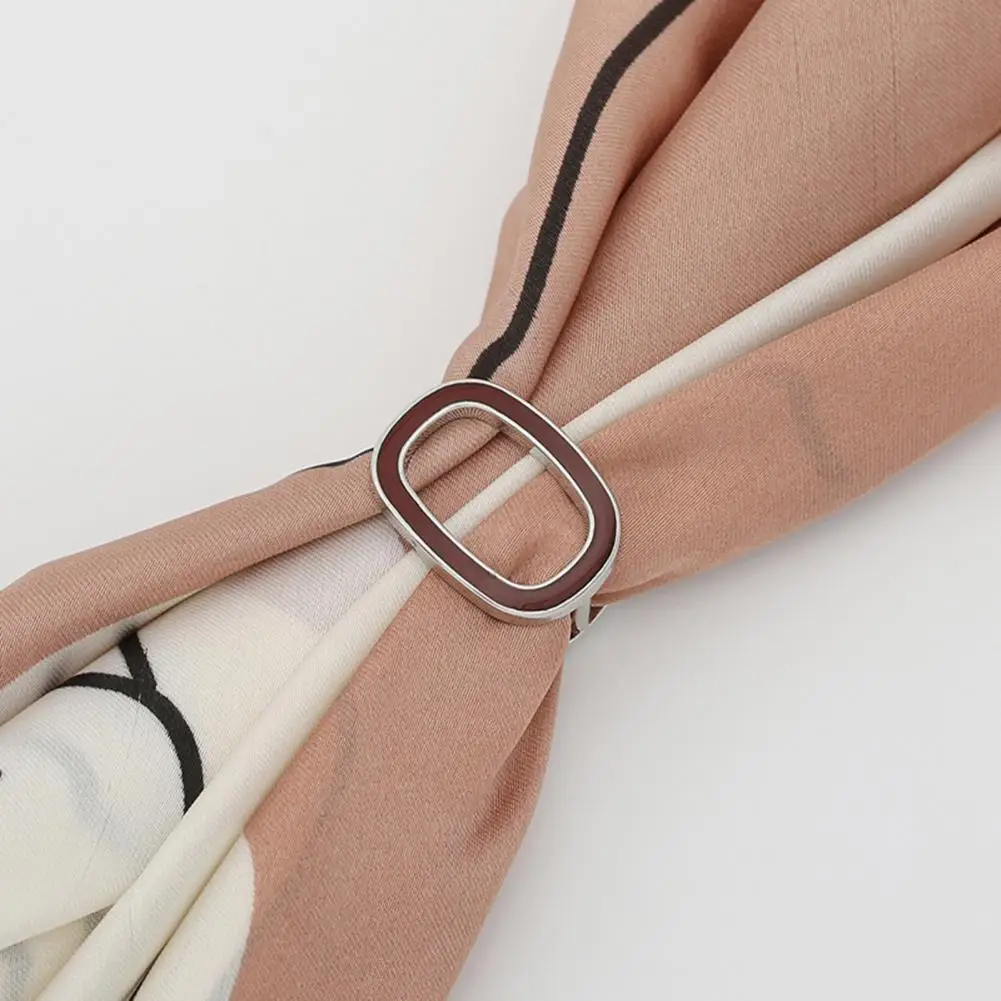 Premium Scarf Buckle Clothing Matching Fix Shawl Fine Workmanship Scarf Decoration Party Shawl Ring 5