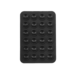 Universal Hands-Free Sticky Suction Phone Mount with Silicon Grip and Fidget Functionality (Two side black)