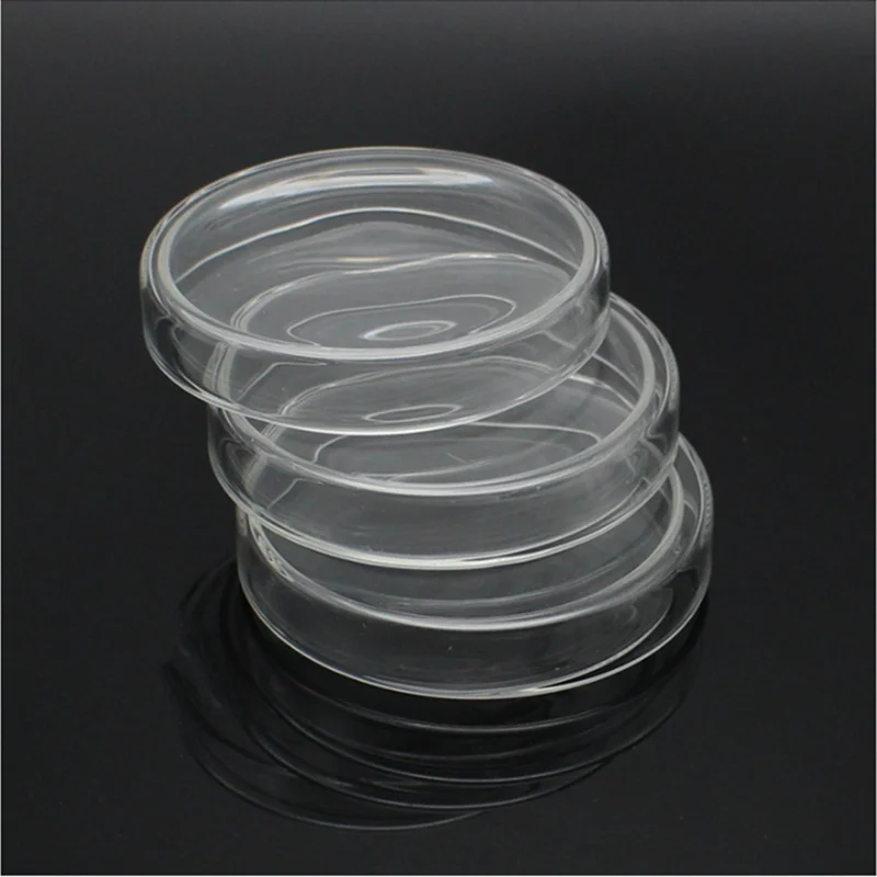 4pcs/lot, /10pcs/lot glass petri dish, culture petri dish plate with cover
