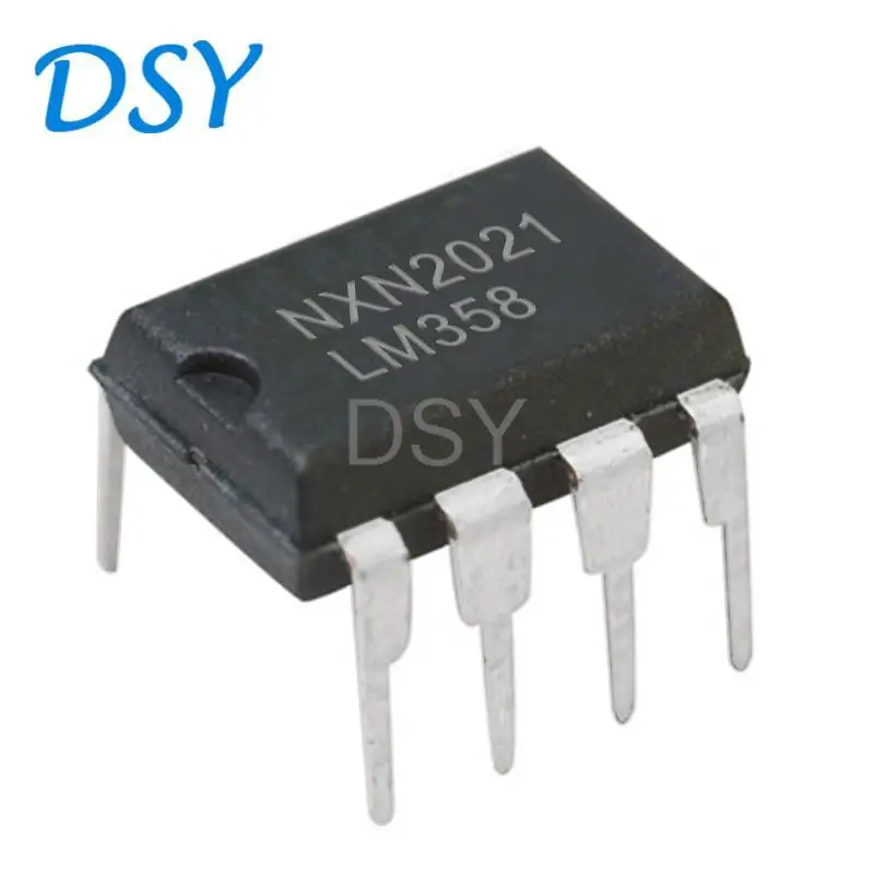10PCSLM324LM358LM393LM339NE555UA741DIPAmplifierCircuitLM358N