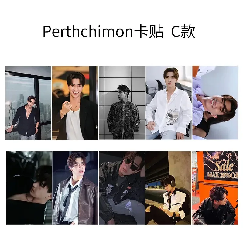 Perthchimon HD 포스터 카드 스티커, 태국 TV, 위험 로맨스, 드라마 스틸 사진, 버스 식사, 전화 노트북, DIY 장식, 10 개/세트