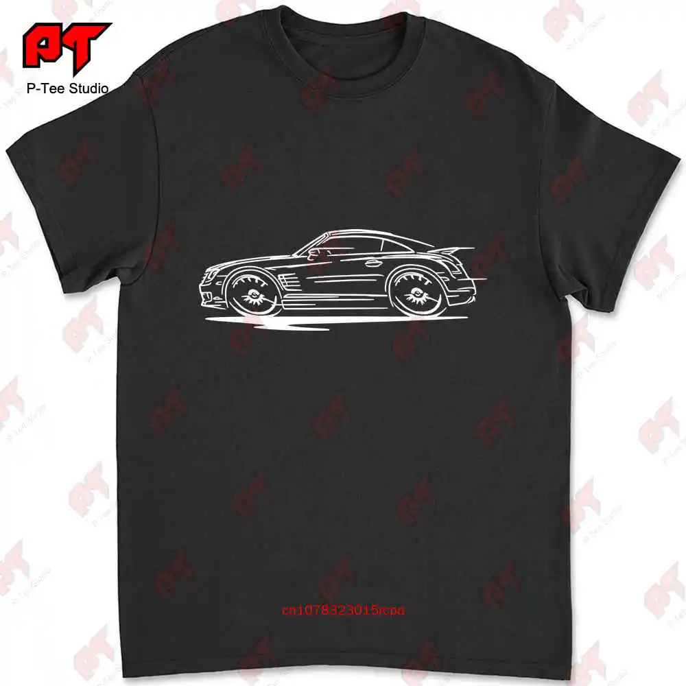 

Chrysler Crossfire Coupe Redline Design T Shirt New IC9Z