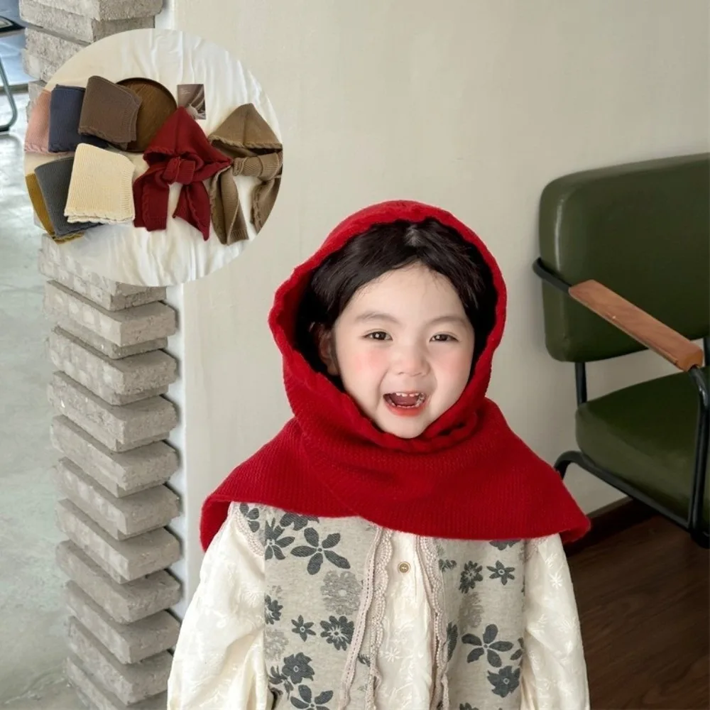 Kids Polyester Windproof Beanie Hat