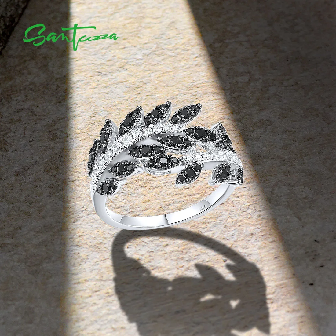 SANTUZZA Silver Ring For Women 925 Sterling Silver Chic Rings