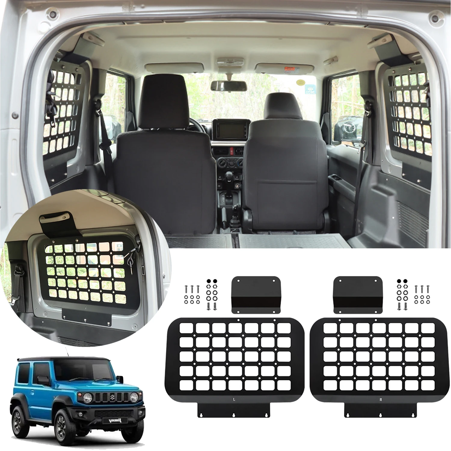 Car-Rear-Racks-Trunk-Shelf-Storage-Metal-Bracket-Window-Luggage-Racks ...