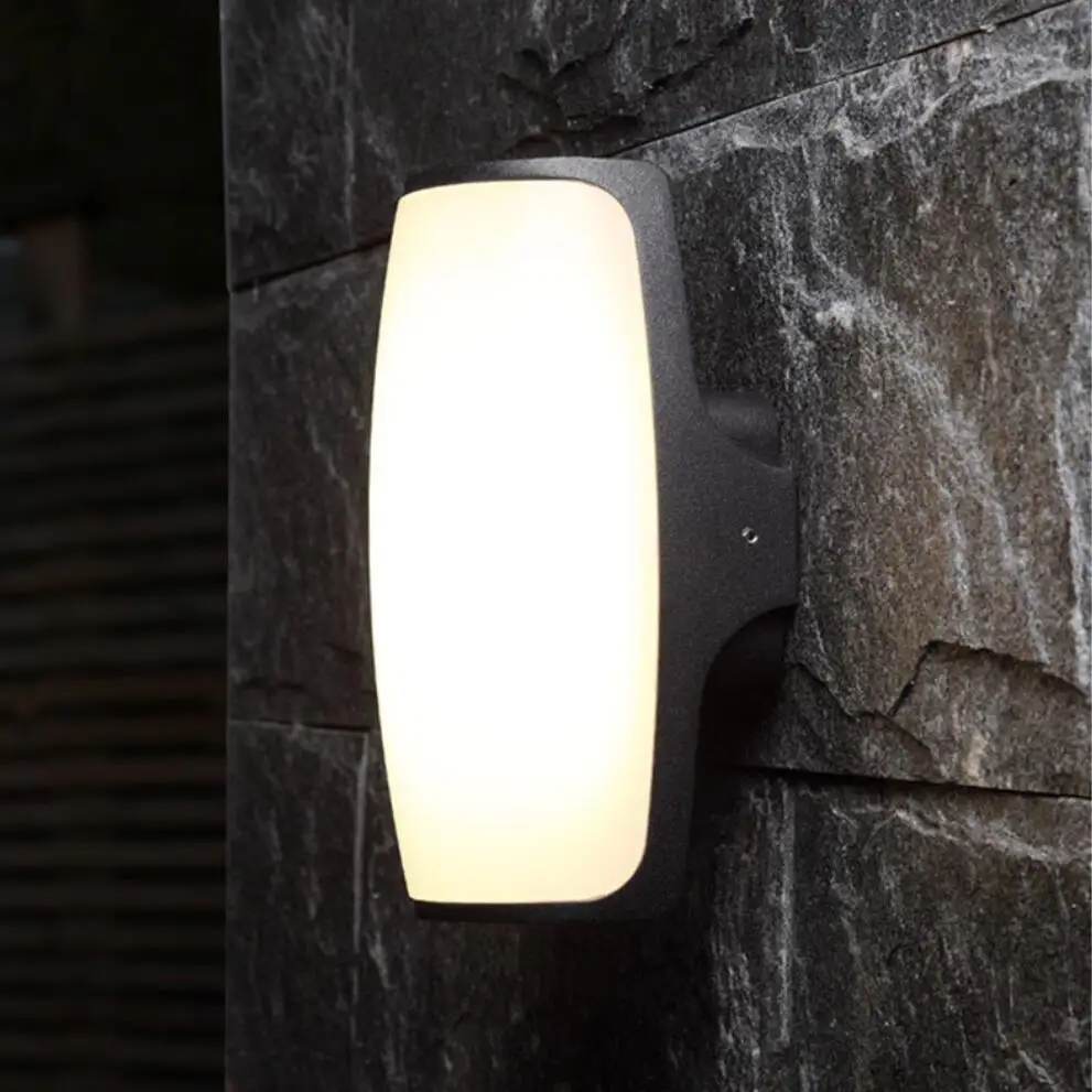 12W LED Wall Lamp AC85-265V Modern Minimalist Style Indoor/Outdoor IP65 Waterproof High Brightness Exterior Wall/Passageway Use