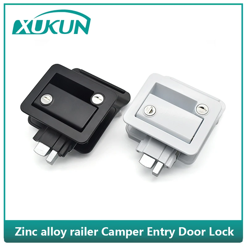 

Zinc alloy Trailer Camper Entry Door Lock Handle Replacement with Deadbolt