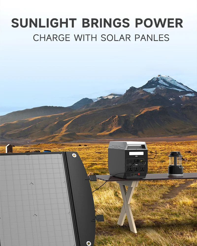 640000mAh 2000Wh 2000W LiFePO4 Battery 1200W/1000W Portable Power Station Genera