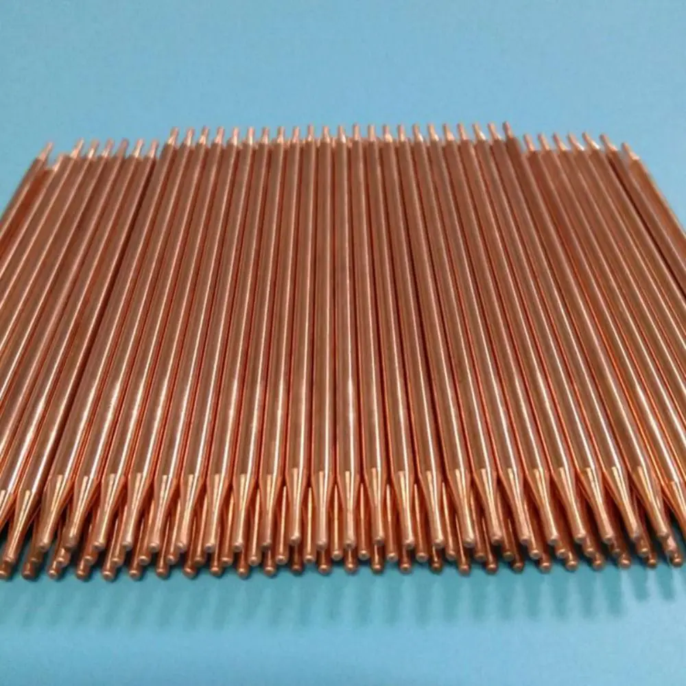 3x80x1.5mm 스폿 용접 바늘 부드러워짐 방지 알루미늄 산화물 구리 스폿 용접기 용접 핀 내식성 내마모성