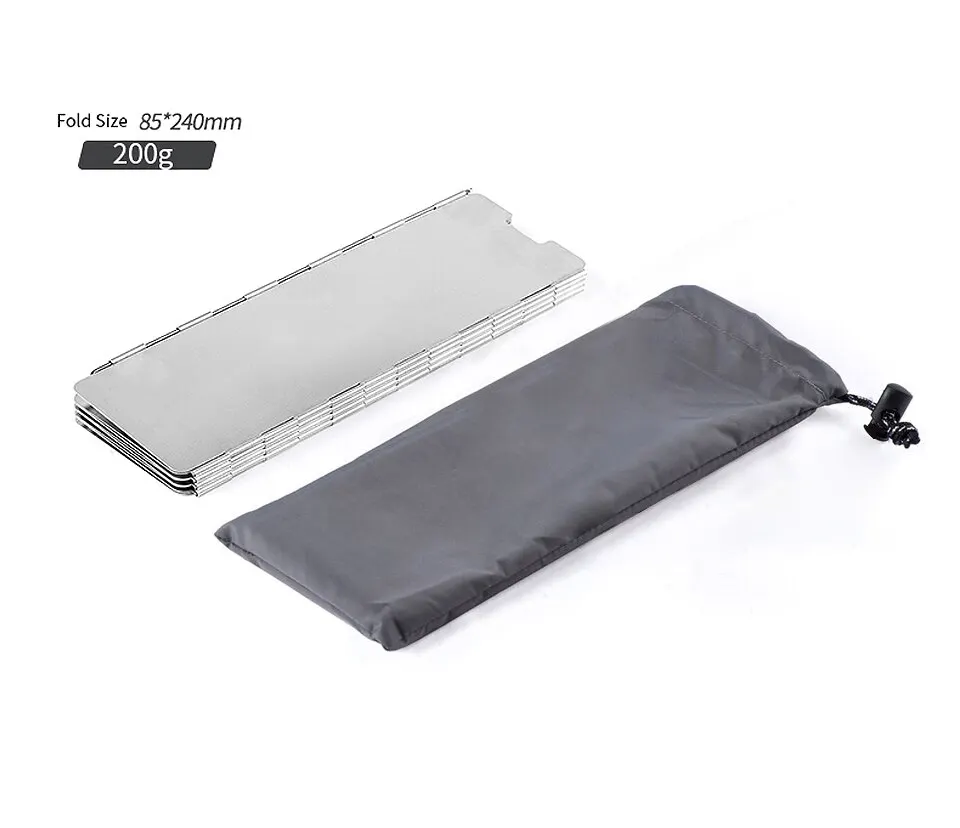 Camping Stove Windshield Foldable - Image 8
