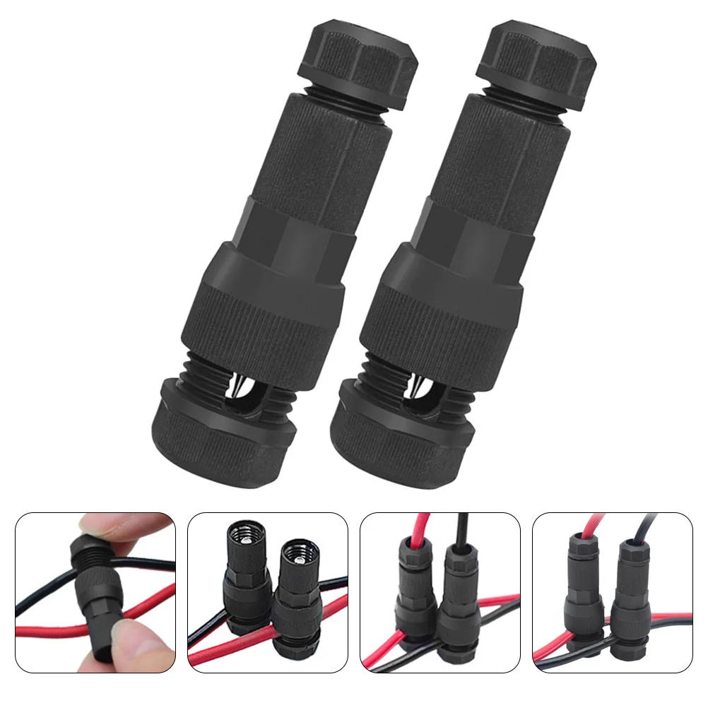 

4 Pcs Wire Connector Luminary Low Voltage Landscape Lighting Sub-line Fixture Connectors Nylon Landscaping