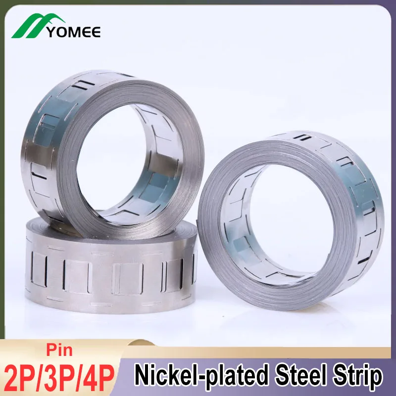 Nickel Plated Steel Strip 2P/3P/4P For 18650 Lithium Battery Pack Welding Tape Belt