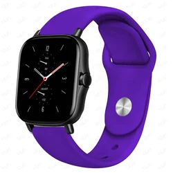 Versatile 22mm Silicone Watch Band Strap - Sporty and Comfortable for 22mm watch band (Deep purple 11)