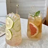 Premium 500ml Vertical Stripes Glass 3