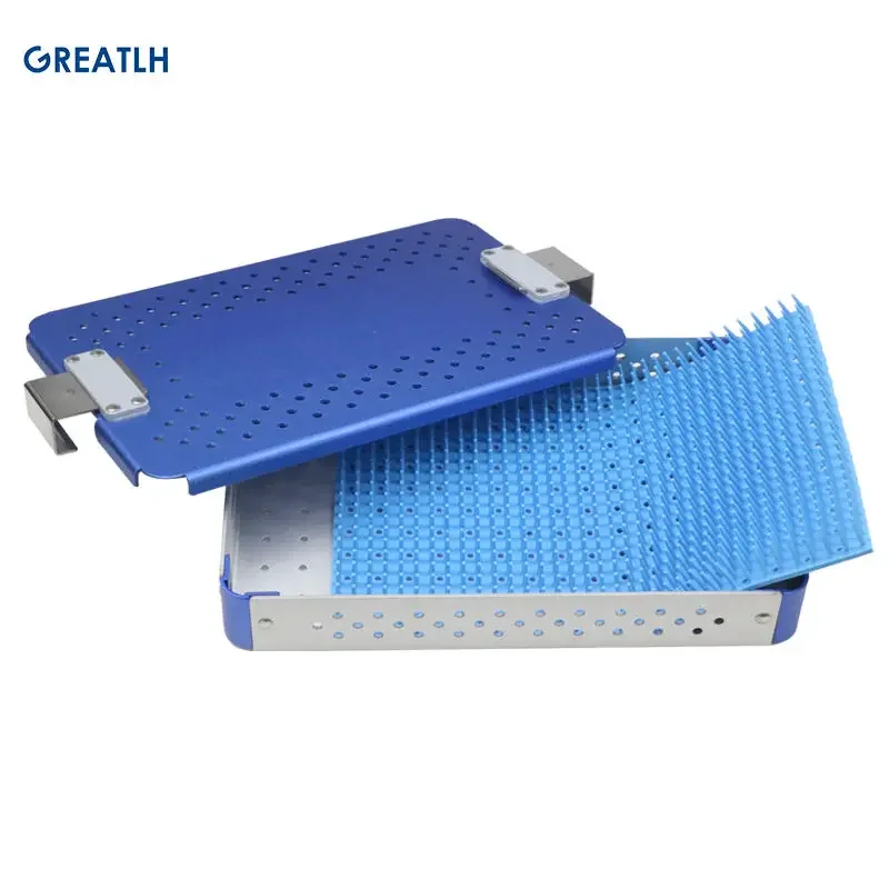 high quality Aluminium alloy Sterilization Box with silicone pad disinfecting cabinets Sterilization of surgical instruments 6