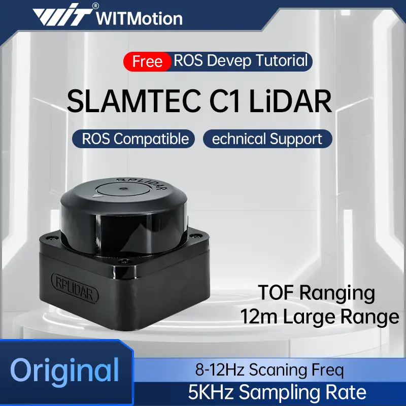 SLAMTEC RPLIDAR C1 LiDAR Sensor TOF 12m Ranging 360° Scanning Module for Robot Mapping Navigation Obstacle Avoidance image 1