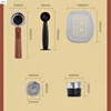 Electric Italian Espresso Coffee Machine Maker Capsule with Foaming Milk Frother Coffee Powder Dual Purpose 6