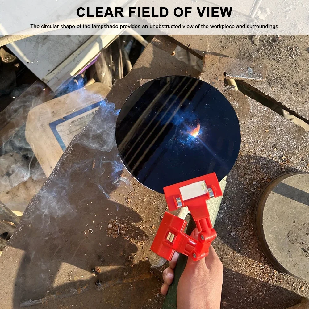 Clip-On Universal Round Shading Cover Welding Eye Protection Shade Welding Shield Protective Shield Welding Torch Accessories