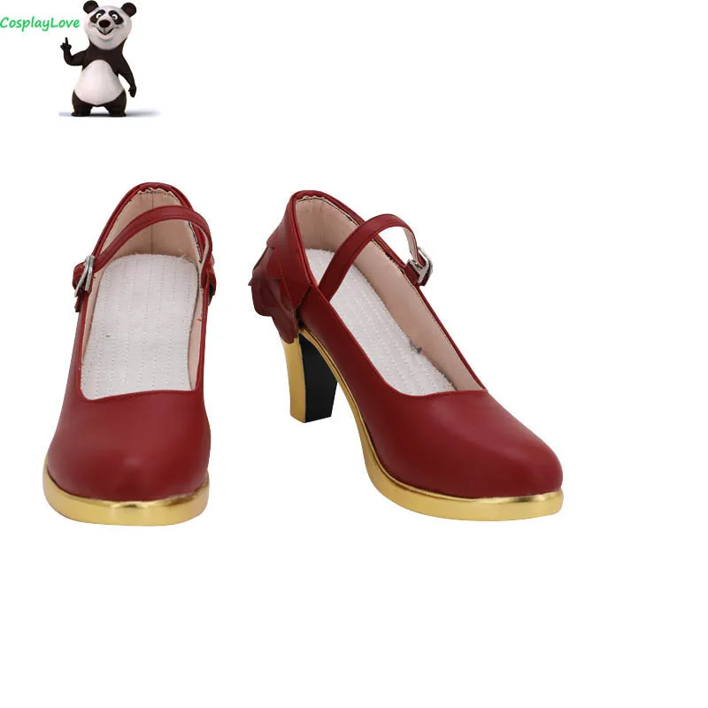 

Hoshii Miki Cosplay Shoes High Heel Brown Color Long Boots From THE IDOLM@STER