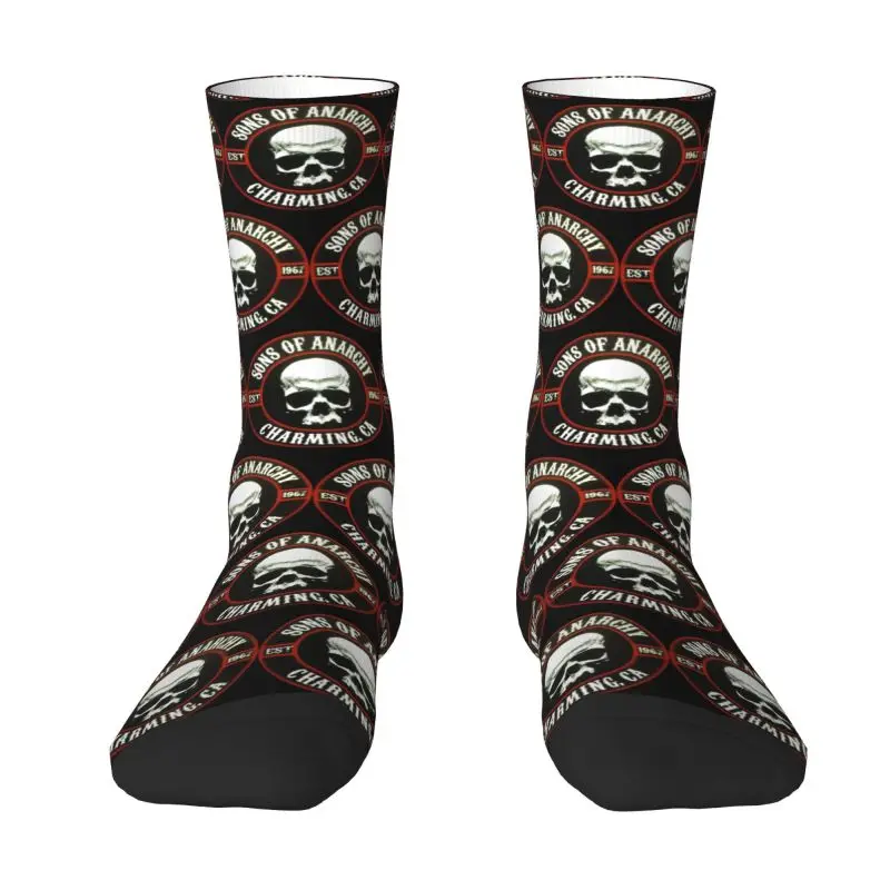 Disney Sons Of Anarchy Dress Socks Uomo Donna Warm Funny Novità Crew Socks