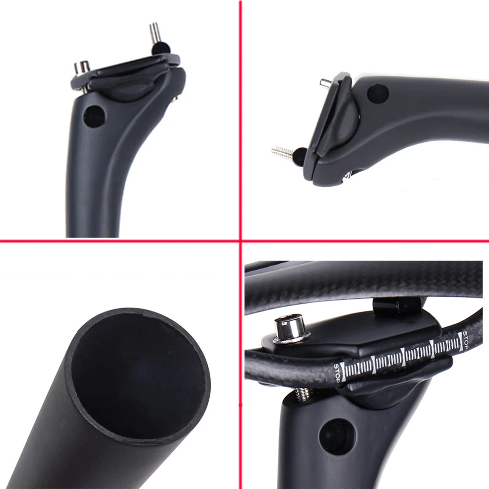 Premium Carbon Offset Bike Seat Post - Mountain & Road Cycling Essentials