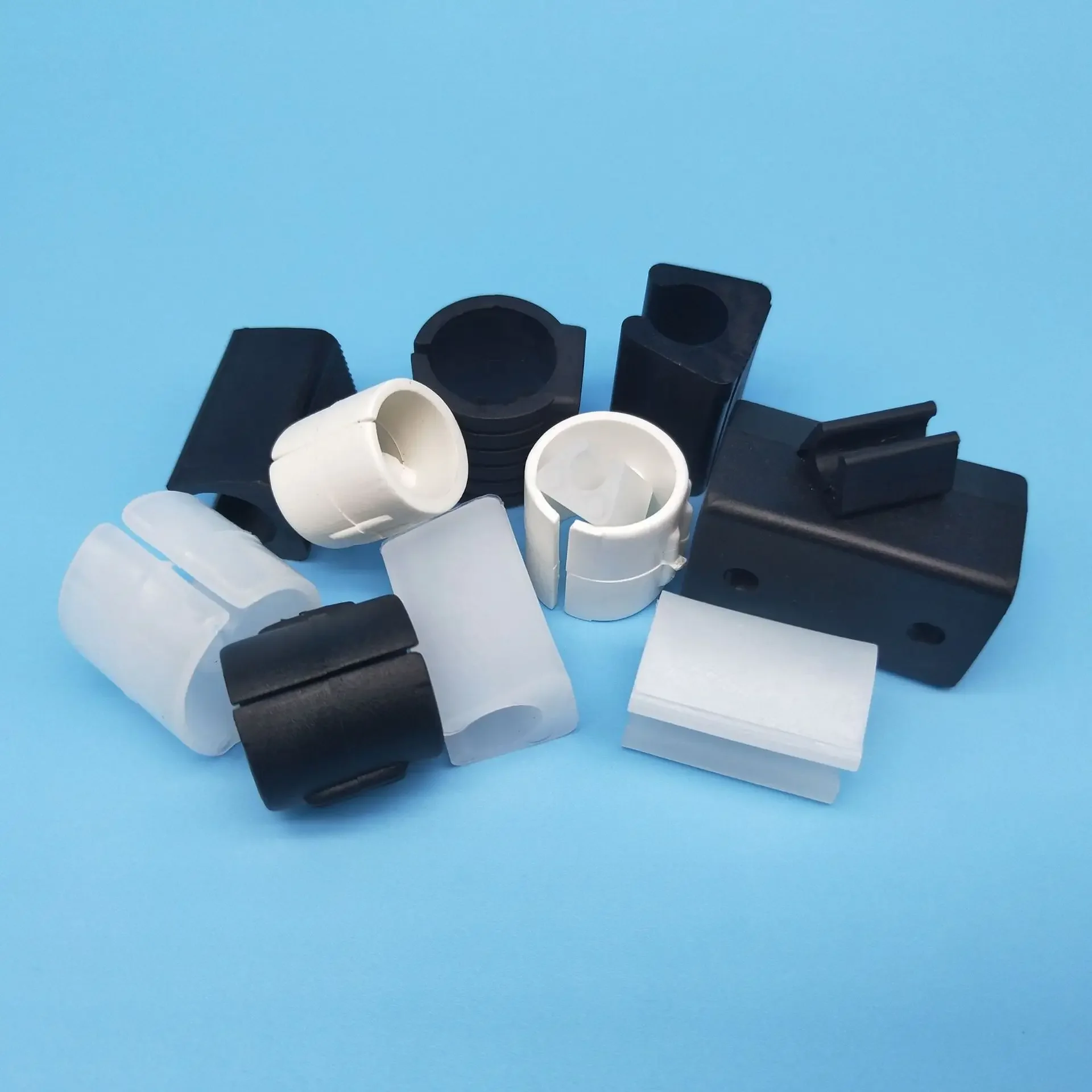 Table foot pad silicone rubber caps rubber caps table leg tips floor protector caps U shaped chair leg pad furniture foot table leg end tube caps covers tips anti-front tilt glides floor protector
