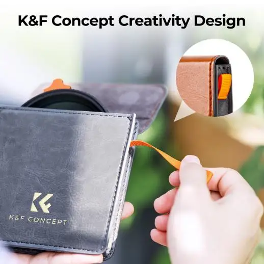 K&F Concept ND2-400 Nano X No X Lens Filter Variable Adjustable Neutral Density 49mm 52mm 58mm 62mm 67mm 77mm 82mm ND Filter 6
