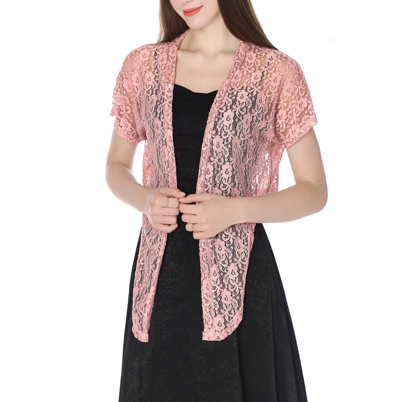 

Большой кружевной кардиган, шаль, платье-Ципао, шаль, Маленькая женская кружевная шаль на плечо, Модный женский свитер для свадьбы