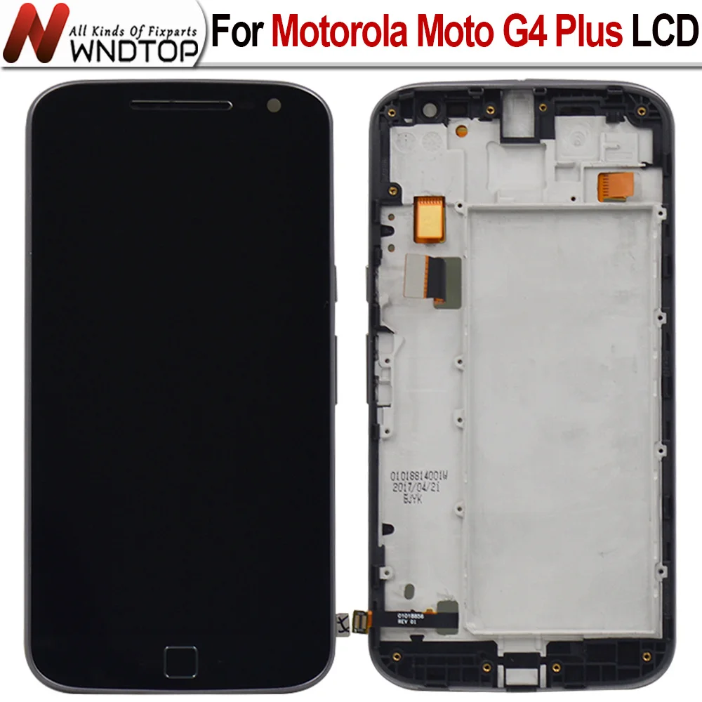 100% протестированный ЖК-экран Motorola Moto G4 Plus для XT1644 сенсорный дигитайзер в сборе
