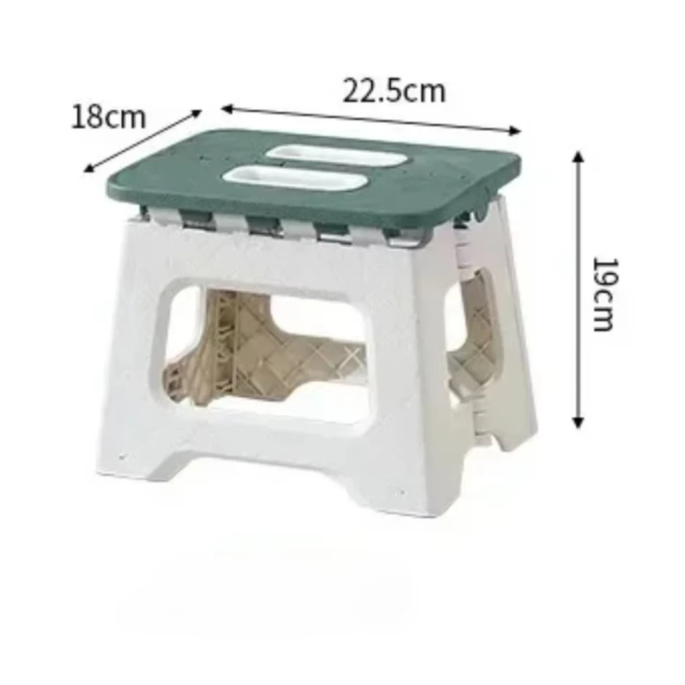 Portable Folding Stool Thickened Plastic Saddle Chair Adult Children for Outdoor Picnic Camping Fishing Chair Train Mat Stool
