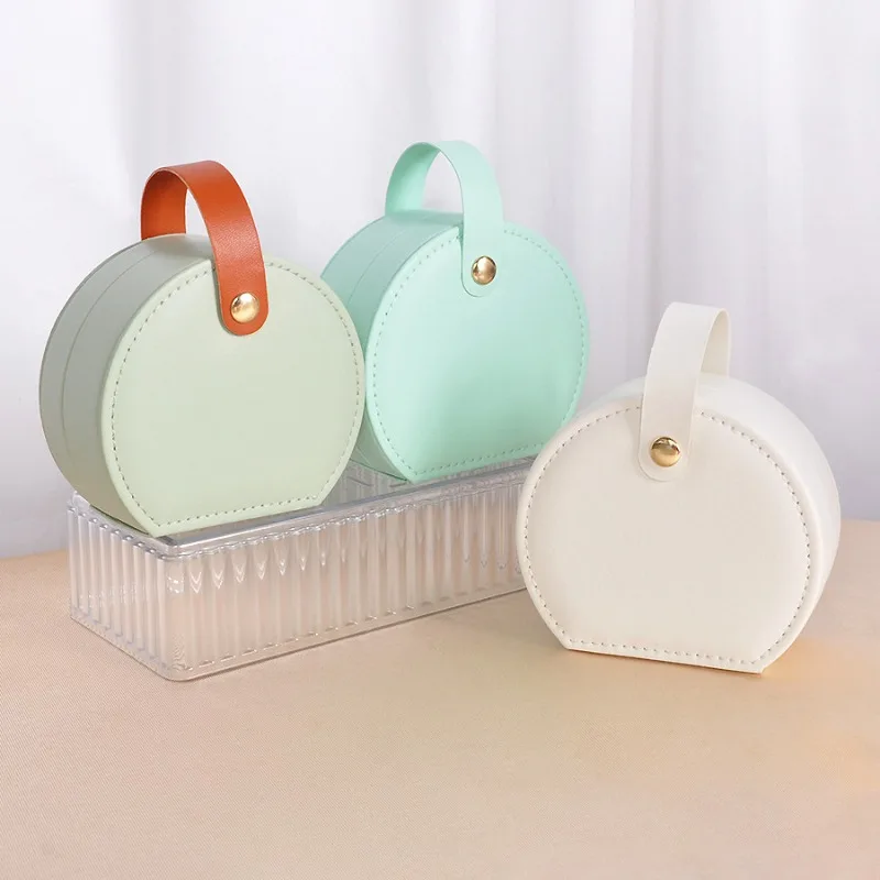 Personalized Travel Jewelry Box Earring Storage Sisters Friends Lovely Colorful Fashion Travel Accessories Exquisite Romantic