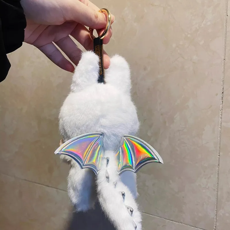 Popmart Angel Leader Cute Labubu Plush Blind Box Bag Pendant