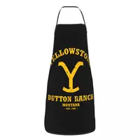 Custom Yellowstone Dutton Ranch Funny Aprons Women Men Adult Unisex Kitchen Chef Bib Tablier Cuisine Cooking Baking Painting 1