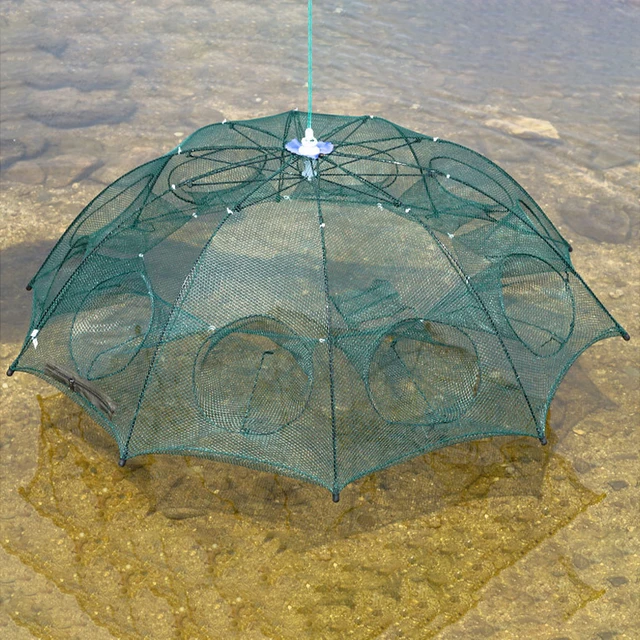 94CM Umbrella Net Shrimp Catch Cage Fishing Net Fish Protection